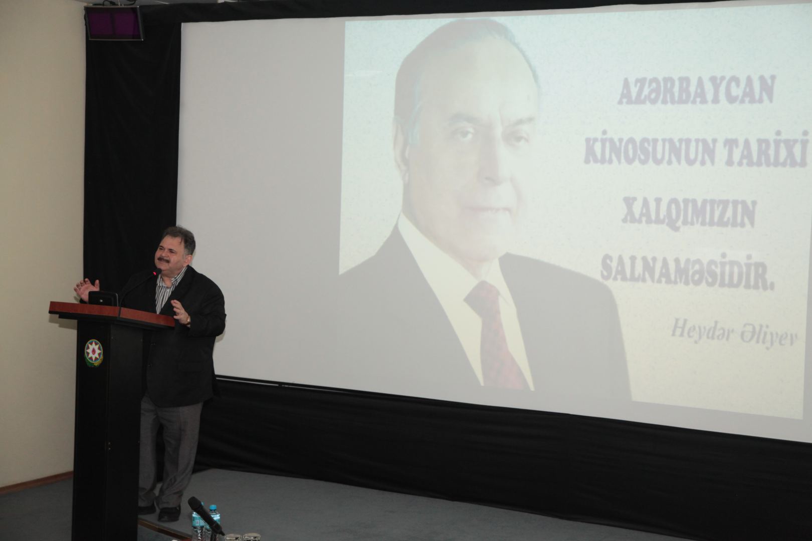 В Госфильмофонде состоялась конференция "Гейдар Алиев и азербайджанский кинематограф" (ФОТО)