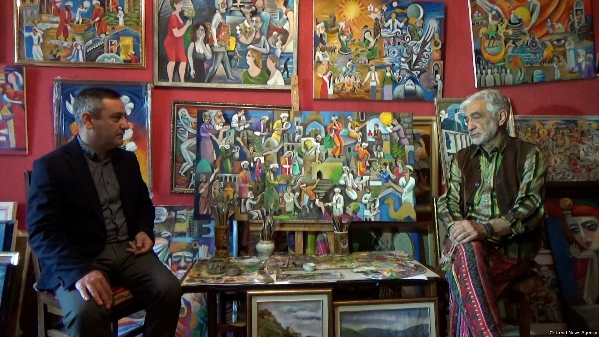 Президент Ильхам Алиев Победой в Карабахе продемонстрировал миру пример лидерства - народный художник Ашраф Гейбатов (ФОТО/ВИДЕО)