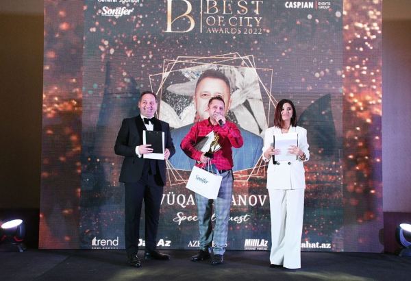 Корреспондент Trend отмечен премией BEST OF THE CITY за вклад в развитие СМИ (ФОТО)