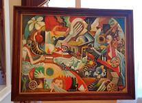 "Наш мир" – народный художник Ашраф Гейбатов представил картины, наполненные любовью к Азербайджану (ФОТО)