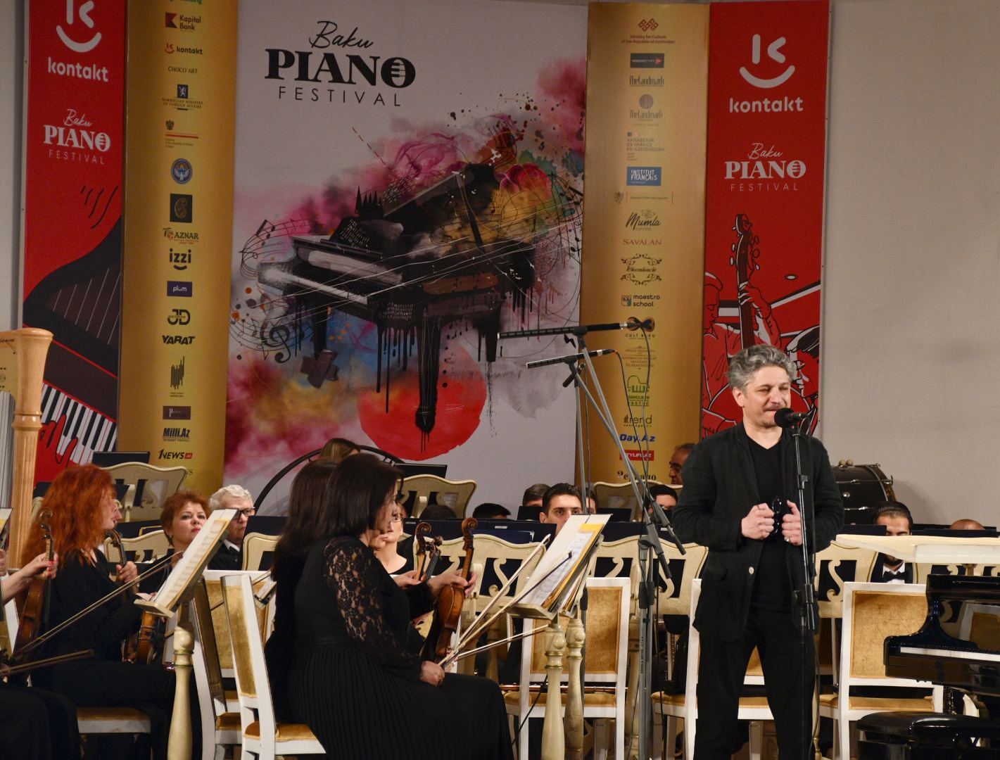 Первый Международный фортепианный фестиваль в Баку открылся выступлением Реми Женье и горячим танго (ВИДЕО, ФОТО)
