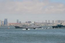 Специализированные войска ВМС Азербайджана выполнили различные маневры в рамках фестиваля TEKNOFEST (ФОТО/ВИДЕО)