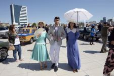 В Баку прошел грандиозный праздник классических автомобилей – автопробег, выставка, конкурсы, ретро-стиль участников (ФОТО/ВИДЕО)