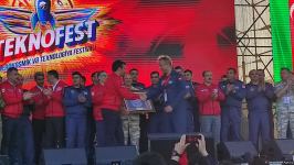 В Баку прошла церемония закрытия международного фестиваля авиации и космоса TEKNOFEST (ФОТО)