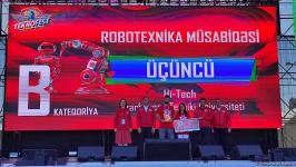 В Баку прошла церемония награждения участников и команд фестиваля TEKNOFEST (ФОТО)