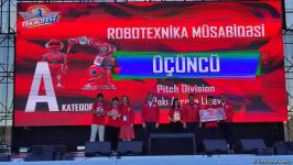 В Баку прошла церемония награждения участников и команд фестиваля TEKNOFEST (ФОТО)