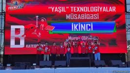 В Баку прошла церемония награждения участников и команд фестиваля TEKNOFEST (ФОТО)