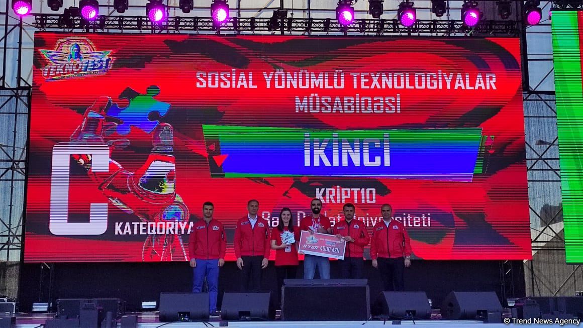 В Баку прошла церемония награждения участников и команд фестиваля TEKNOFEST (ФОТО)