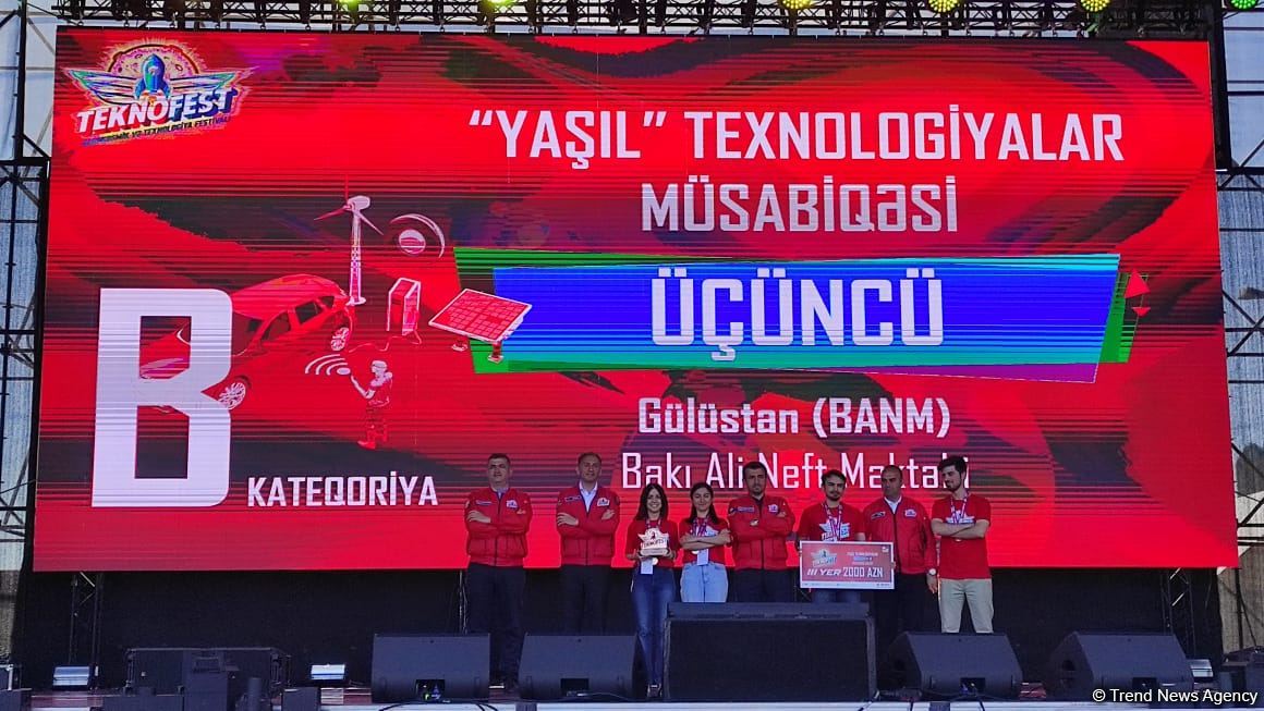В Баку прошла церемония награждения участников и команд фестиваля TEKNOFEST (ФОТО)