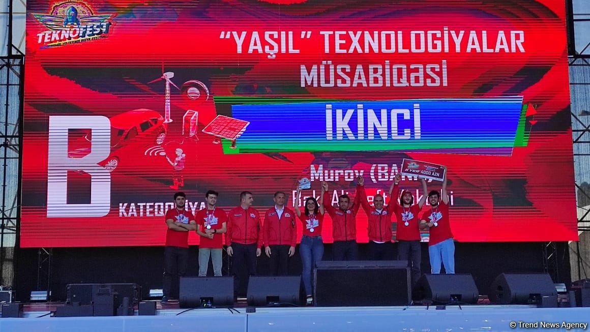 В Баку прошла церемония награждения участников и команд фестиваля TEKNOFEST (ФОТО)