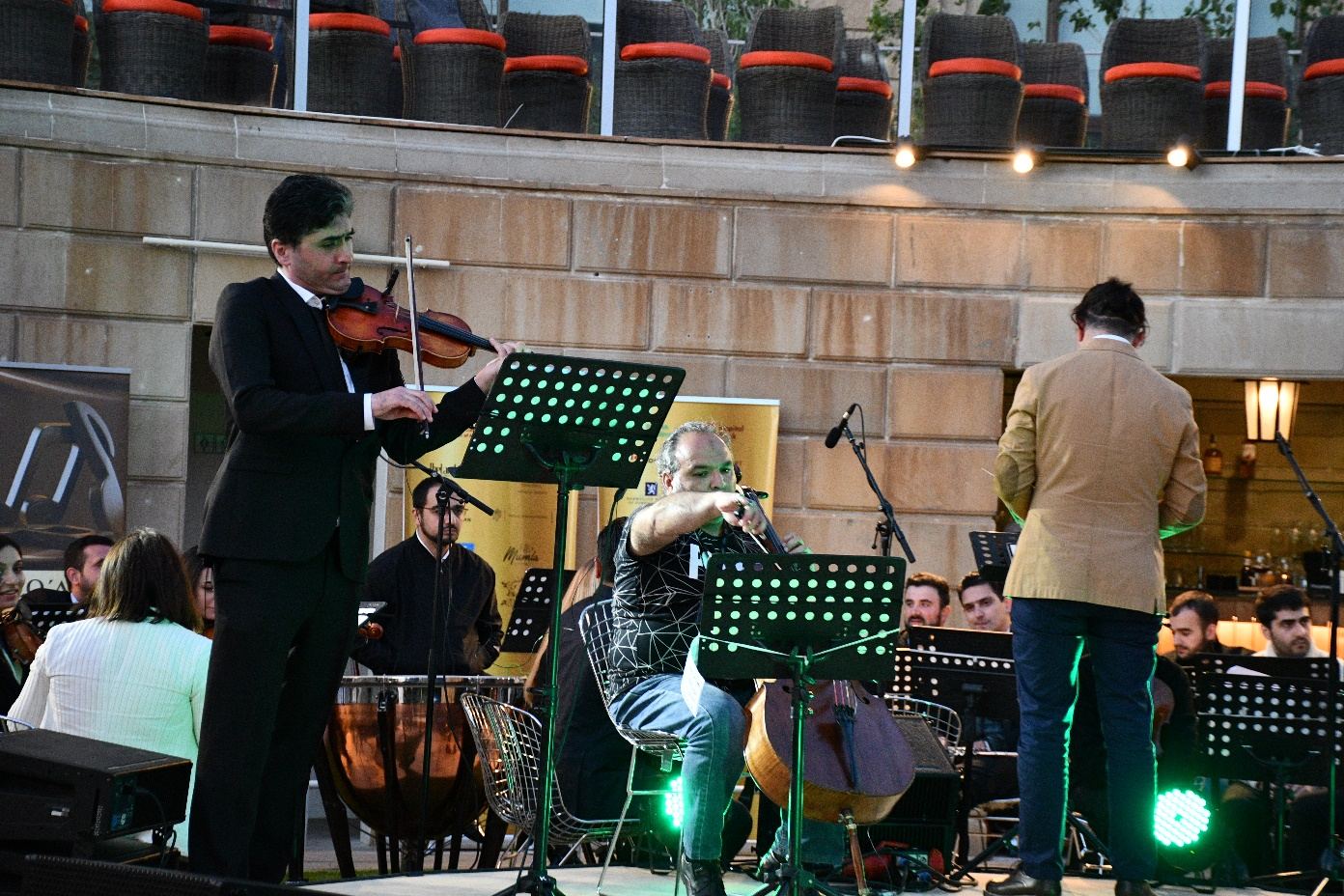 Великая музыка Бетховена под открытым небом вечернего Баку (ФОТО)