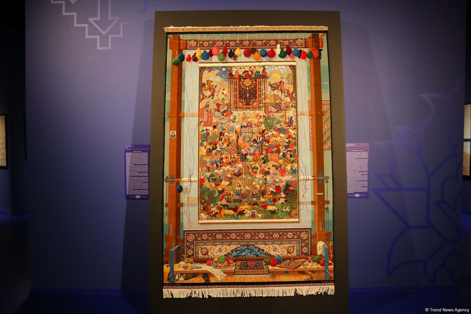 В Центре Гейдара Алиева состоялась торжественная презентация новой потрясающей коллекции ковров "Azərbaycan xalçası - ilmələrin rəqsi" (ФОТО)