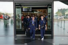 Азербайджанские гимнасты привезли в Баку из Италии медали Чемпионата Европы (ФОТО)