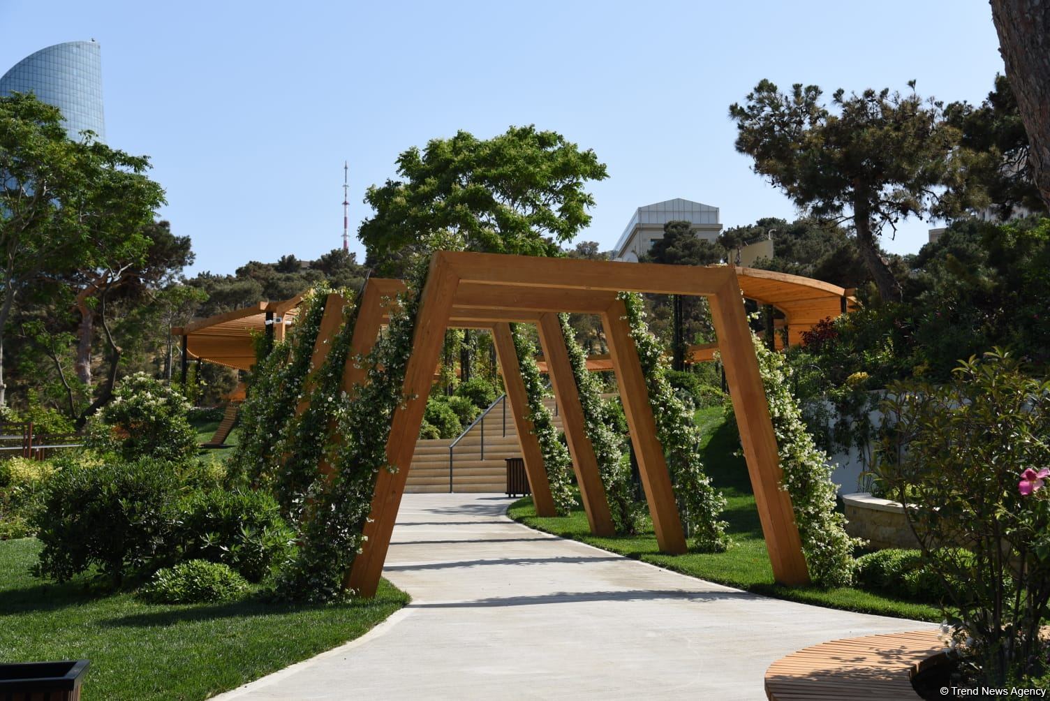 Жители Баку поблагодарили Президента Ильхама Алиева в связи с открытием нового парка  "Чемберекенд" (ФОТО/ВИДЕО)