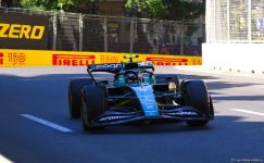 Завершилась первая тренировочная сессия пилотов «Формулы-1» в Баку (ФОТО)