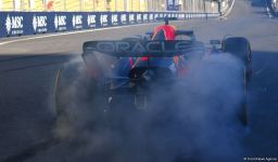 Завершилась первая тренировочная сессия пилотов «Формулы-1» в Баку (ФОТО)