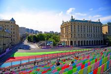 Завершилась первая тренировочная сессия пилотов «Формулы-1» в Баку (ФОТО)
