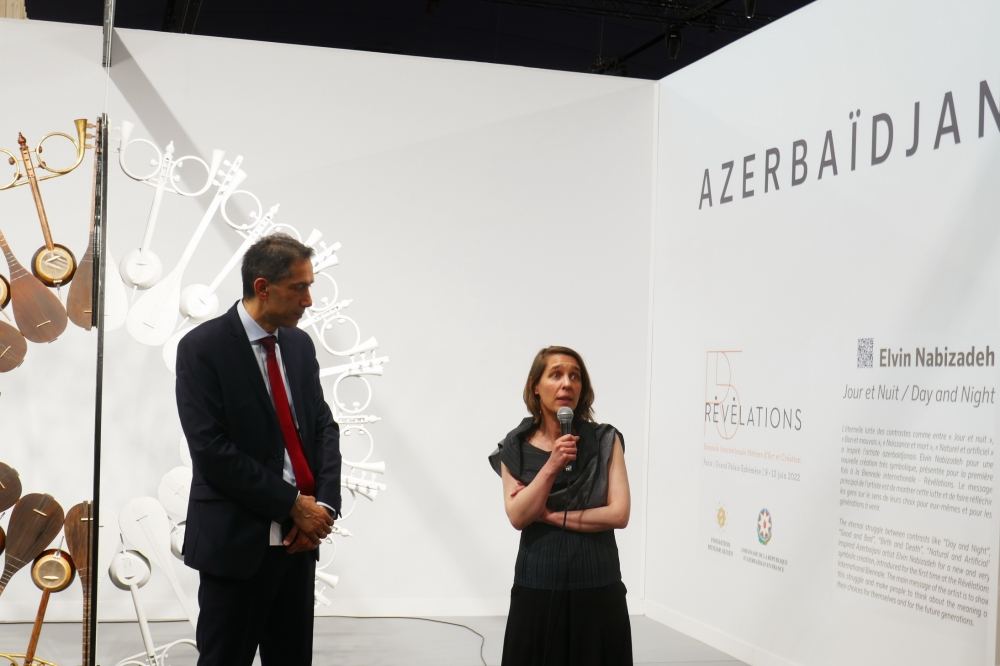При поддержке Фонда Гейдара Алиева Азербайджан представлен на Международной биеннале Revelations в Париже (ФОТО)