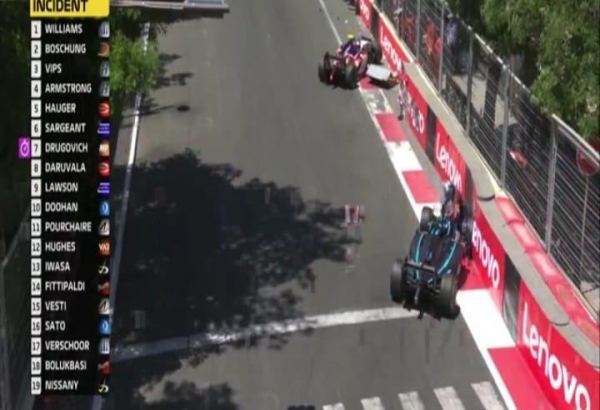 Еще два пилота "Формулы-2" прекратили гонку (ФОТО)