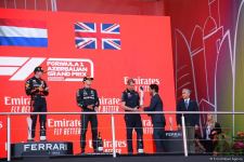Состоялась церемония награждения победителей Гран-при Азербайджана "Формулы-1" (ФОТО)