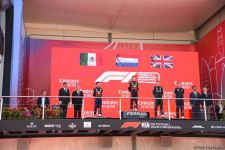 Состоялась церемония награждения победителей Гран-при Азербайджана "Формулы-1" (ФОТО)