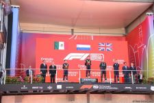 Состоялась церемония награждения победителей Гран-при Азербайджана "Формулы-1" (ФОТО)