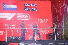 Состоялась церемония награждения победителей Гран-при Азербайджана "Формулы-1" (ФОТО)