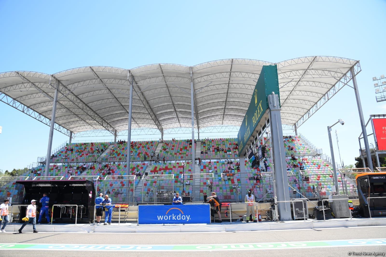 В Баку прошла финальная гонка Гран-при Азербайджана "Формулы-1"