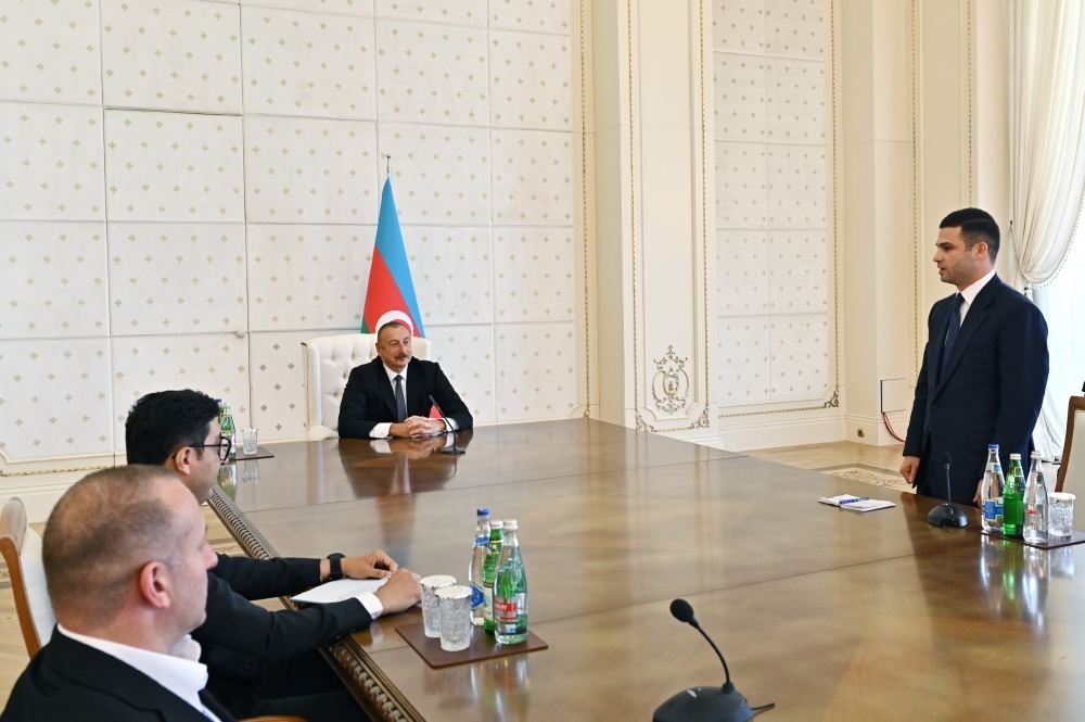Президент Ильхам Алиев принял членов национальной команды, ставшей победителем чемпионата Европы по мини-футболу (ФОТО)
