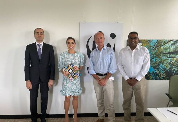 Вице-президент Фонда Гейдара Алиева Лейла Алиева встретилась с руководителями организаций IUCN и WWF International (ФОТО)