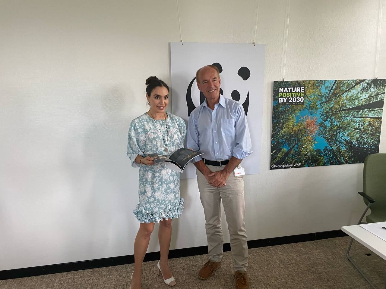 Вице-президент Фонда Гейдара Алиева Лейла Алиева встретилась с руководителями организаций IUCN и WWF International (ФОТО)