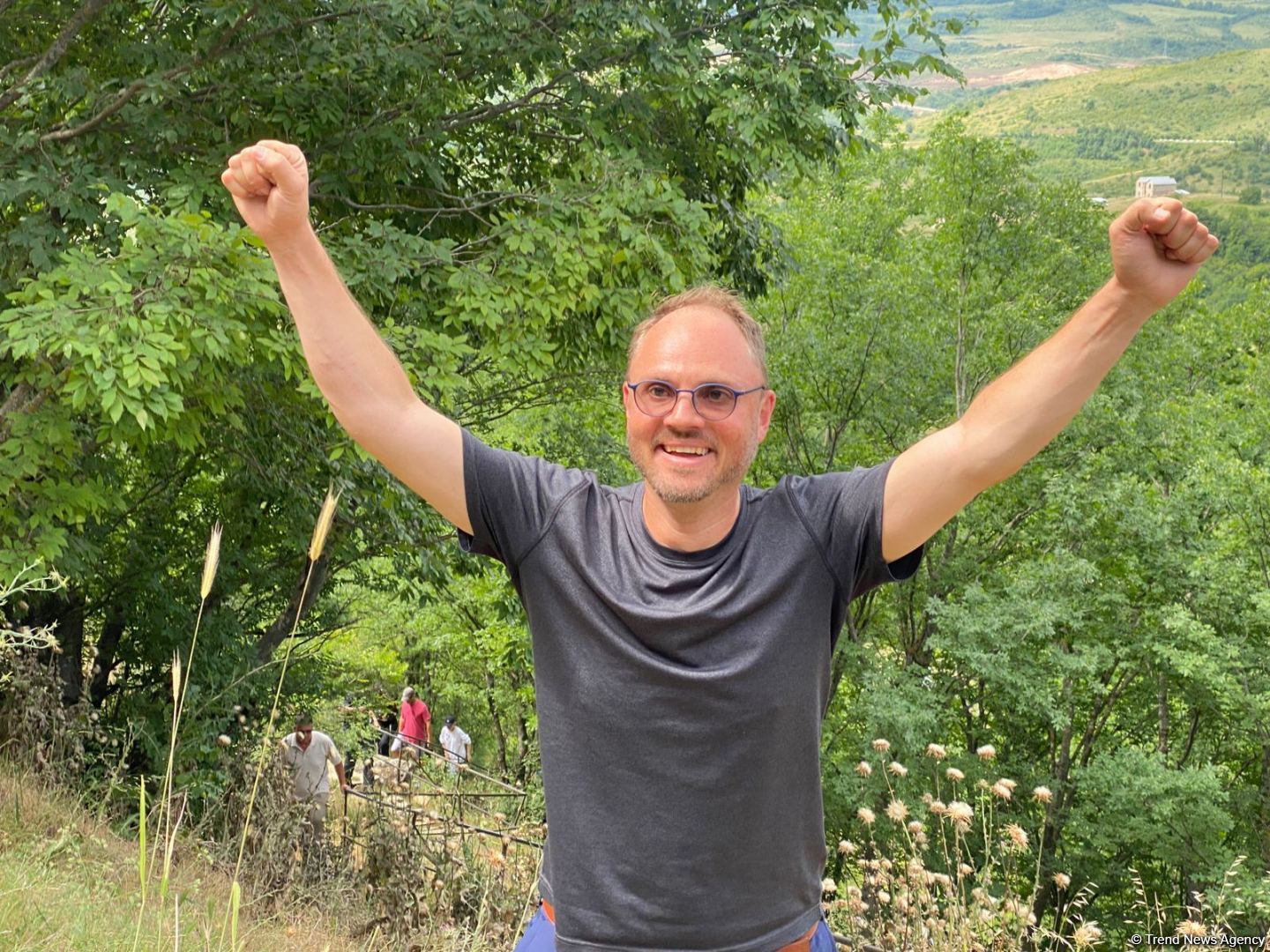 Началась поездка известных зарубежных путешественников на освобожденные территории Азербайджана (ФОТО)