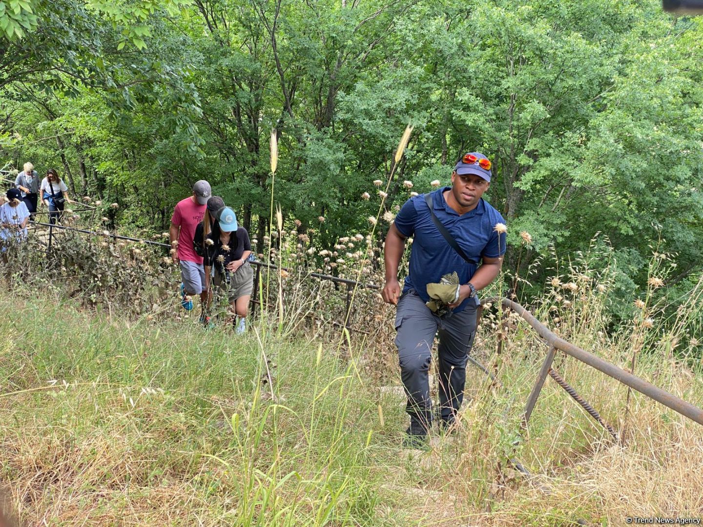 Началась поездка известных зарубежных путешественников на освобожденные территории Азербайджана (ФОТО)