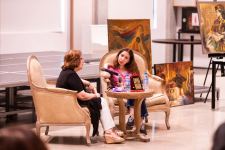 YARAT организовал встречу с художницей Лятафет Мамедовой: Живопись - это моя душа! (ФОТО)