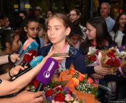 Азербайджанские гимнастки вернулись с Чемпионата Европы в Израиле с четырьмя медалями  (ФОТО)