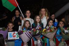 Азербайджанские гимнастки вернулись с Чемпионата Европы в Израиле с четырьмя медалями  (ФОТО)