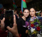 Азербайджанские гимнастки вернулись с Чемпионата Европы в Израиле с четырьмя медалями  (ФОТО)