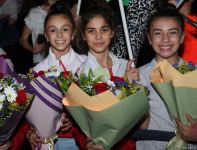 Азербайджанские гимнастки вернулись с Чемпионата Европы в Израиле с четырьмя медалями  (ФОТО)