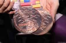 Азербайджанские гимнастки вернулись с Чемпионата Европы в Израиле с четырьмя медалями  (ФОТО)