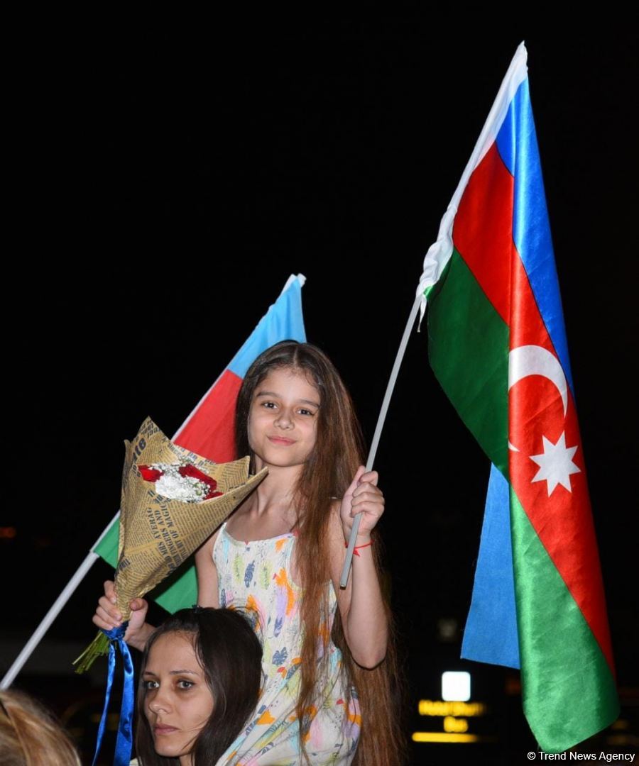 Азербайджанские гимнастки вернулись с Чемпионата Европы в Израиле с четырьмя медалями  (ФОТО)