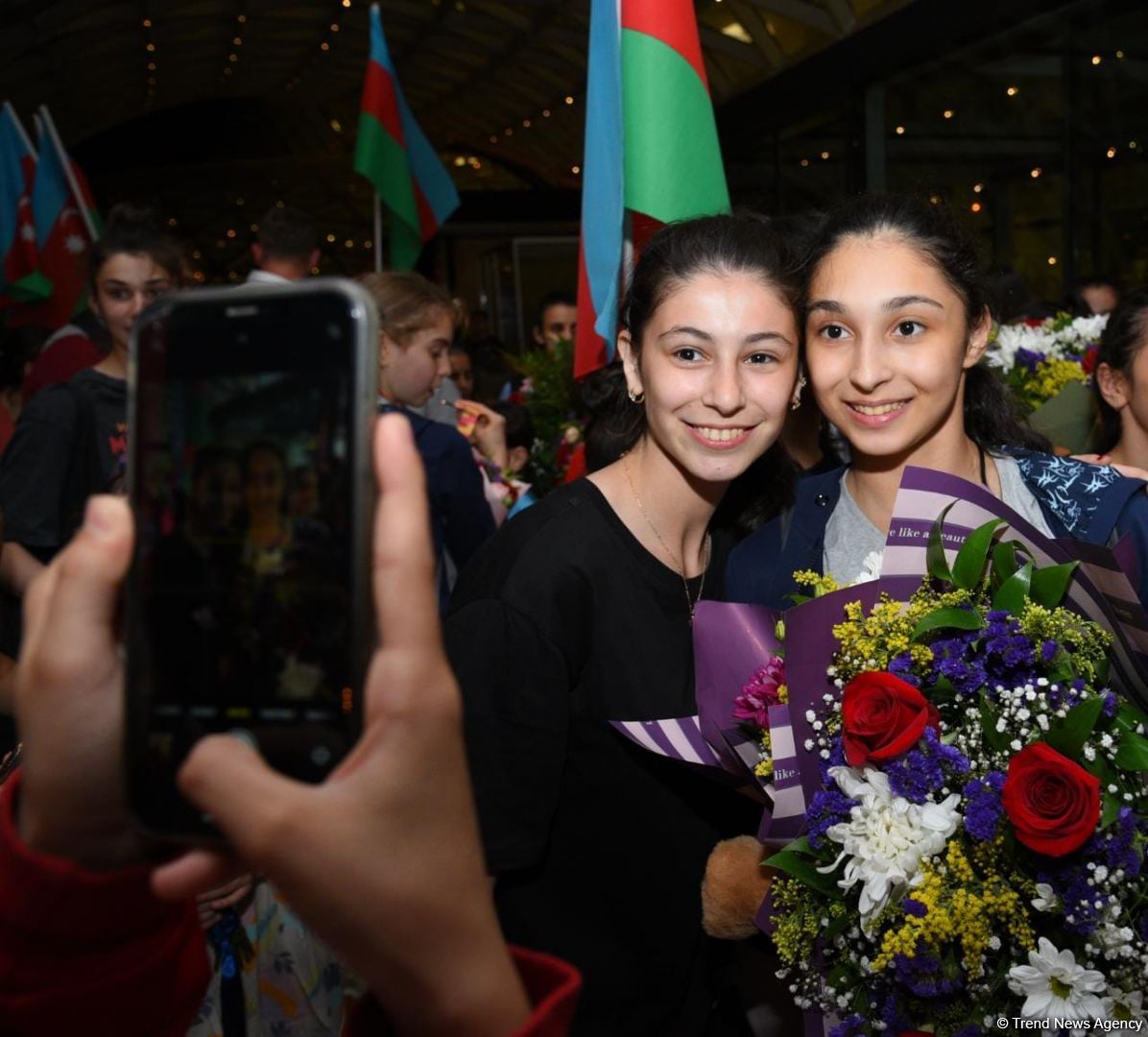Азербайджанские гимнастки вернулись с Чемпионата Европы в Израиле с четырьмя медалями  (ФОТО)