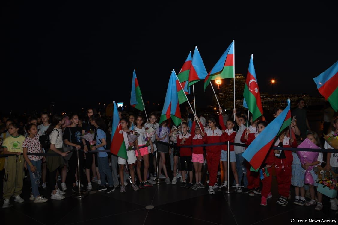 Азербайджанские гимнастки вернулись с Чемпионата Европы в Израиле с четырьмя медалями  (ФОТО)