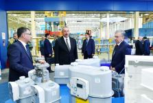 Президент Ильхам Алиев и Президент Шавкат Мирзиёев ознакомились с работой ООО "TEXNOPARK" в Ташкенте (ФОТО/ВИДЕО)