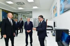 Президент Ильхам Алиев и Президент Шавкат Мирзиёев ознакомились с работой ООО "TEXNOPARK" в Ташкенте (ФОТО/ВИДЕО)