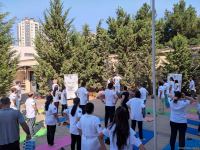 В Азербайджане прошло мероприятие в рамках Международного дня йоги (ФОТО)