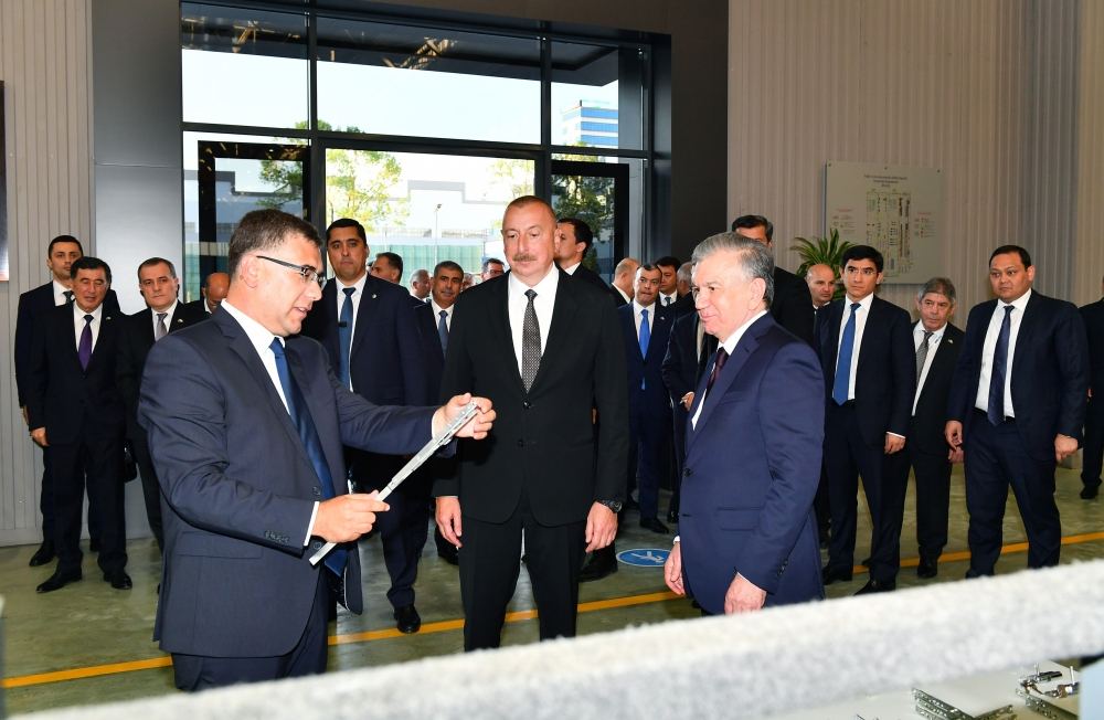 Президент Ильхам Алиев и Президент Шавкат Мирзиёев ознакомились с работой ООО "TEXNOPARK" в Ташкенте (ФОТО/ВИДЕО)
