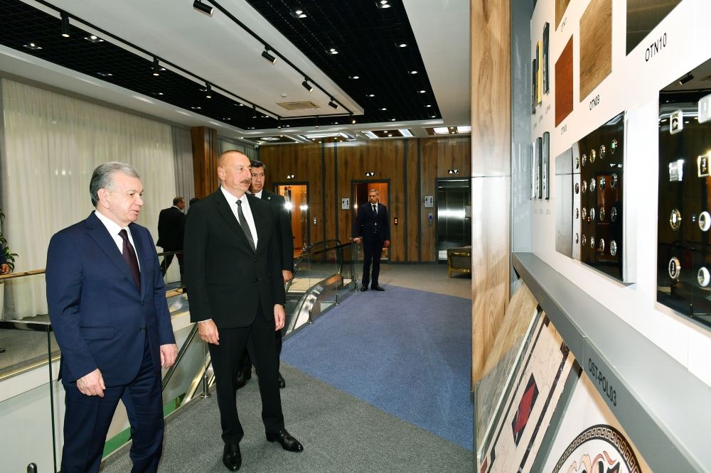 Президент Ильхам Алиев и Президент Шавкат Мирзиёев ознакомились с работой ООО "TEXNOPARK" в Ташкенте (ФОТО/ВИДЕО)