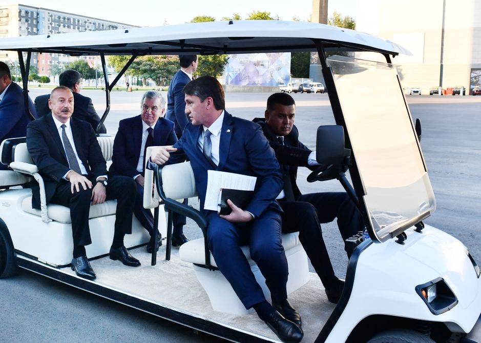 Президент Ильхам Алиев и Президент Шавкат Мирзиёев ознакомились с работой ООО "TEXNOPARK" в Ташкенте (ФОТО/ВИДЕО)