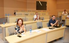 Корреспондент Trend провел тренинг для сотрудников министерства культуры Азербайджана (ФОТО)