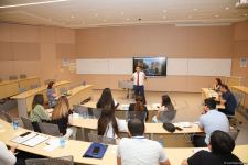 Корреспондент Trend провел тренинг для сотрудников министерства культуры Азербайджана (ФОТО)